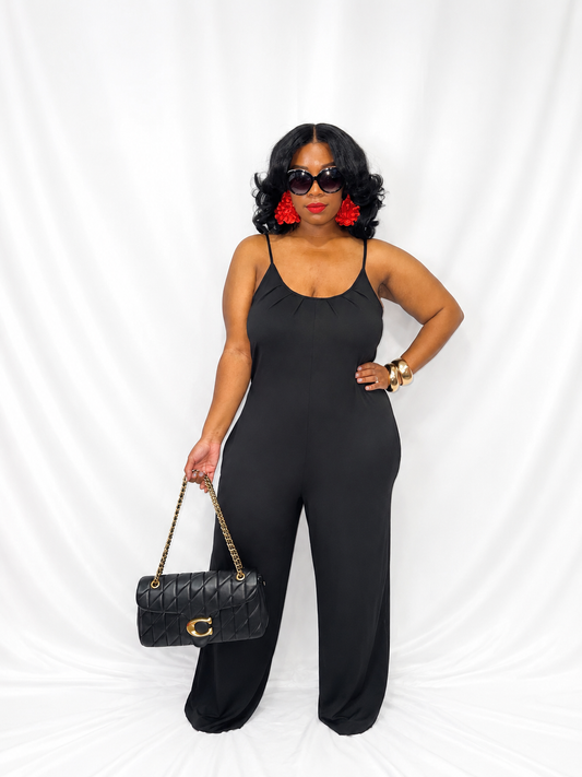 Cloud Nine Jumpsuit- Black