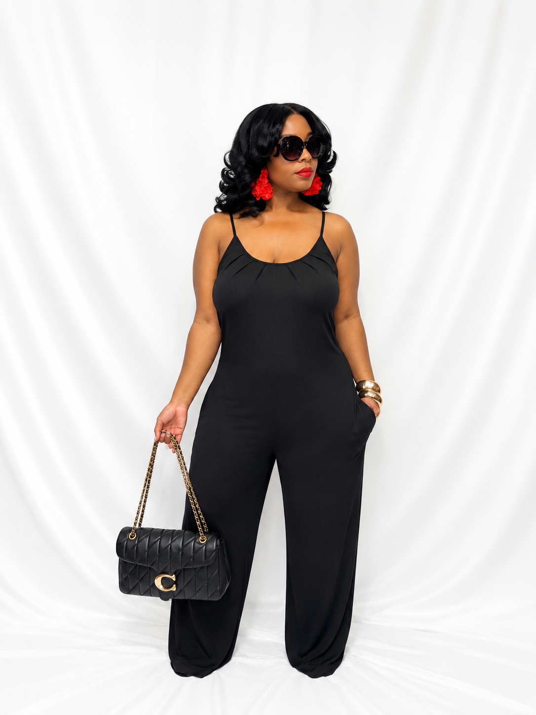 Cloud Nine Jumpsuit- Black