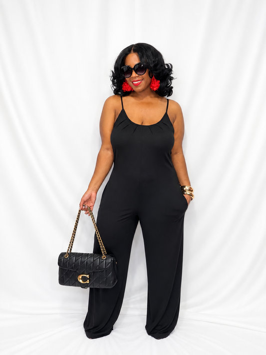 Cloud Nine Jumpsuit- Black